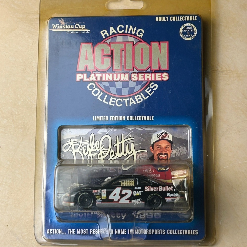Action Racing Kyle Petty 1:64 Black 96 Coors Light Silver Bullet Platinum Series